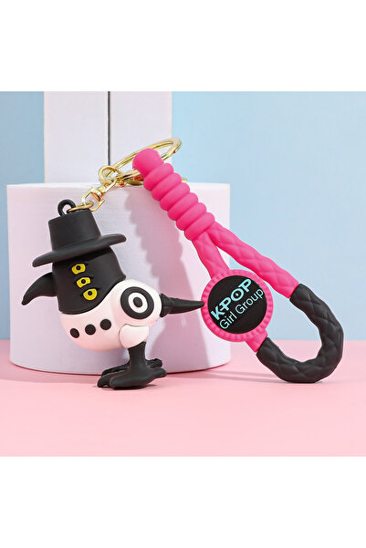 Miniso KC6305 شخصيات أنمي جديدة من Kpop Demon Hunters Tiger دمية محشوة ناعمة على شكل لعبة حقيبة سيارة كاواي مزينة