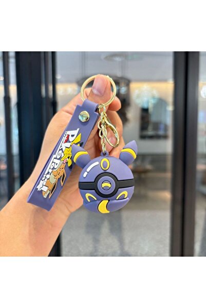 Choice سلسلة مفاتيح KC5517 بوكيمون بيكاتشو، أنمي لطيف، سنورلاكس، إيفي، حقيبة ...