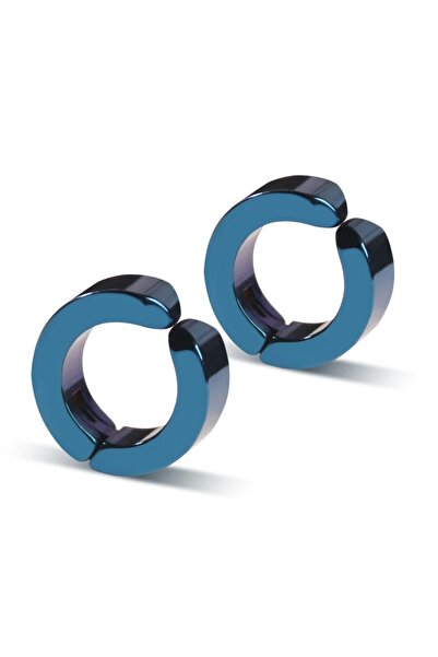 Choice A1-قطعتان-دراسة حالة قطعتين زرقاء من أقراط فانيتاس، مشابك أذن فانيتاس ...