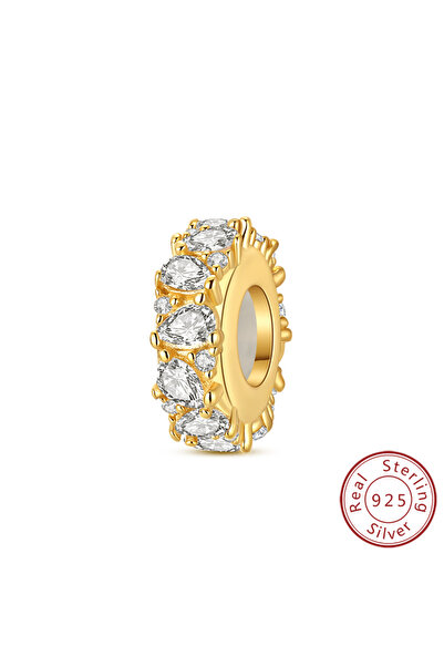 Choice KTC1544-GD Original 925 Sterling Silver Charms Beads Cute Mushroom Uni...