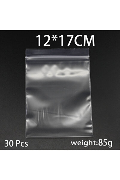 Choice 12 × 17 سم - 30 قطعة 30-100 قطعة أكياس بلاستيكية سميكة من البولي شفافة...