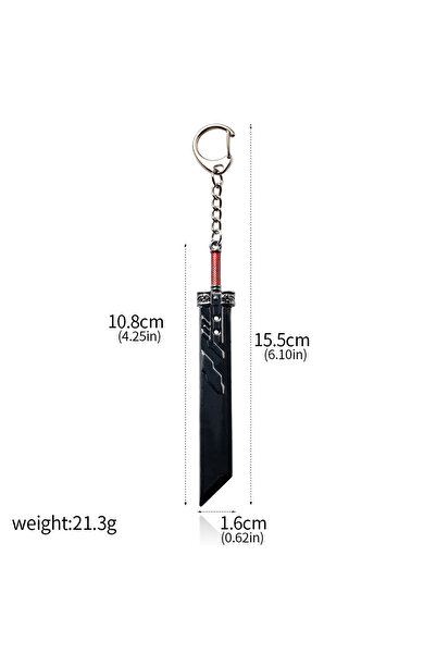 Choice سلسلة مفاتيح سيف كلاود باستر من لعبة فاينل فانتسي K00806، سلاح كلاود س...