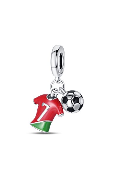 Choice PAC1115 خرز رياضي أنيق من الفضة عيار 925 مناسب لكرة القدم وكرة الريشة ...