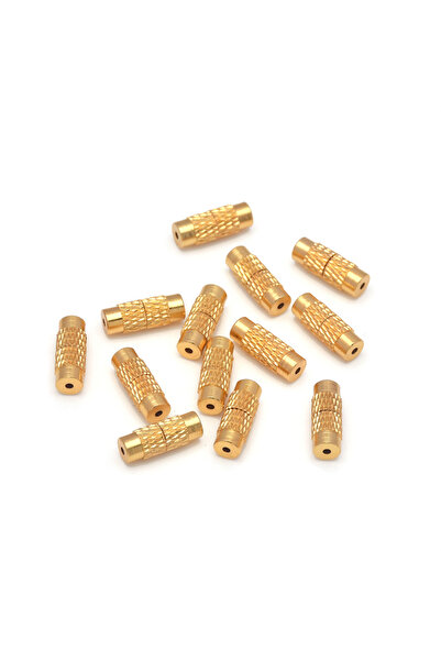 Choice 20 قطعة من مشابك لولبية عمودية نحاسية ذهبية اللون مقاس 4×12 مم، مشابك ...