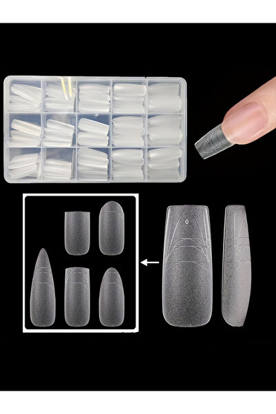 Choice 320 مربعًا، 320 قطعة من جل ناعم لتغطية كاملة للأظافر، خط دليل للأظافر،...