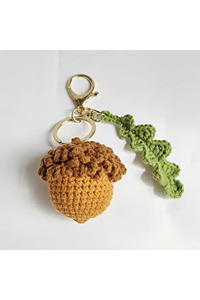 Choice سلسلة مفاتيح فريدة من نوعها مصنوعة يدويًا باللون البني الداكن، حقيبة و...