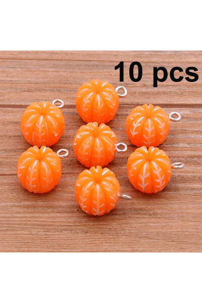Choice 10 قطع برتقالية، 2/5/10 قطع من المعلقات الزخرفية على شكل برتقالي، إكسس...