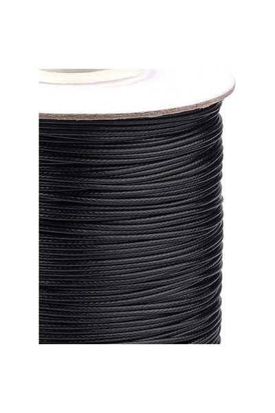 Choice AECH02-06320 لفة واحدة 88 ياردة من خيط البوليستر الكوري المشمع 1 مم، خيط مكرمية للأعمال اليدوية، خيط ذيل الفأر، خرز