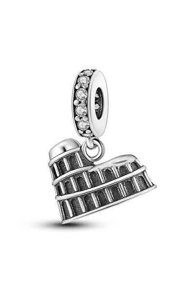 Choice KTC350 925 فضة برج باريس هرم السفر علم الدولة سحر صالح سوار قلادة الخرز الأصلي