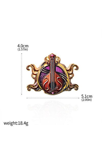 Miniso X00453-10 لعبة Baldur's Gate 3 بروش بربري بالادين روغ ماج شاعر وارلوك محارب لعب الأدوار