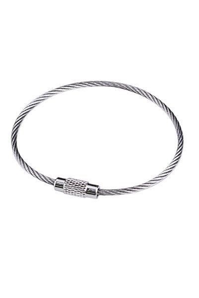 Choice 1.5 × 200 مم - 10 قطع 10 قطع سلسلة مفاتيح سلكية من الفولاذ المقاوم للص...