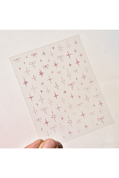 Choice 1 قطعة من ملصقات الأظافر الرقيقة والمتينة ثلاثية الأبعاد اللطيفة على ش...