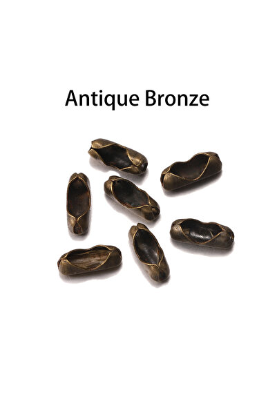 Choice 1.5 مم برونز عتيق 200 قطعة/الوحدة القطر 1.5/2/2.4/3.2 مم موصلات سلسلة ...