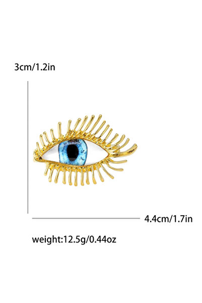 Choice دبابيس زينة عيون كلاسيكية مرصعة بأحجار الراين، لون أصفر متعدد (4189)، ...