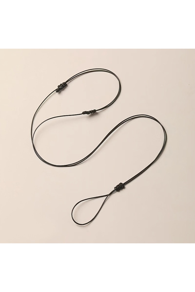 Choice نسج يدوي عتيق باللون الأسود مع المعلقات والقلائد والحبال وإكسسوارات ال...