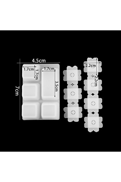 Choice Mold1 1pcs Gaming Mechanical Keyboard Key Cap Silicone Molds Crystal Epoxy Resin Casting Mold For DI