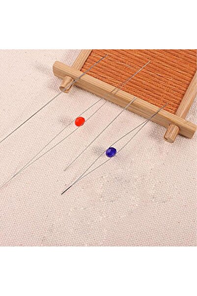 Choice3 مجموعة من 10 إبر خرز من الفولاذ المقاوم للصدأ ذات عين كبيرة مقاس 7.5 ...