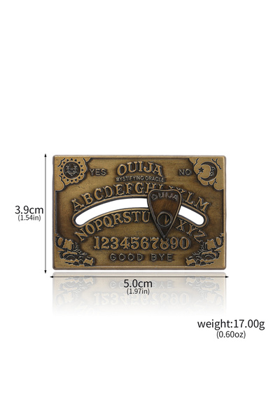 Choice X00540 دبوس بروش رقمي منزلق على شكل لوح ويجا عتيق، نعم أو لا، دبابيس ب...