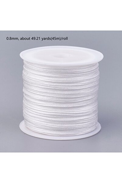 Choice AECH05-11862 1 لفة 100 متر/لفة 0.8 مم حبل نايلون خيط سوار حبل عقدة صينية أحمر خيط