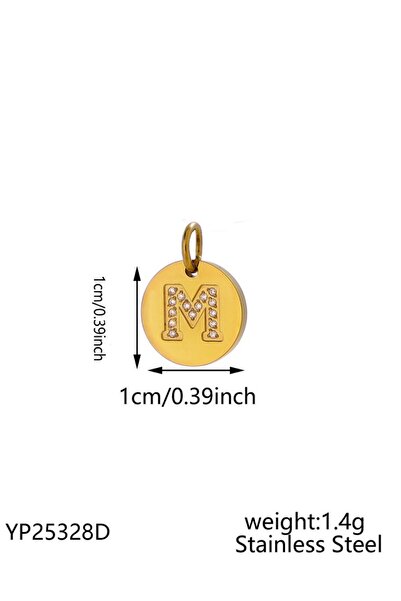 Choice YP25328D-M كارليدانا قلادة من الفولاذ المقاوم للصدأ مطلية بالذهب عيار ...
