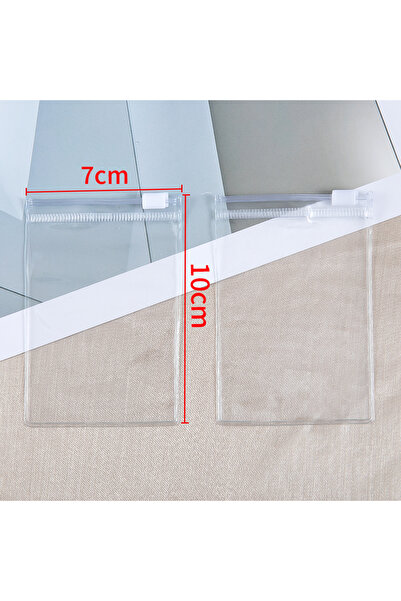 Choice 10pcs 7x10cm 10Pcs Thicken Zipper Bag Transparent Plastic Bag Anti Oxi...