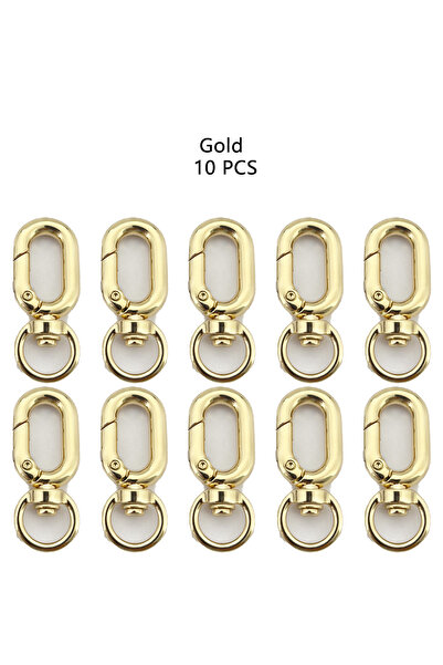 Choice YSK TYDW-Gold 10 PCS 3/5/10pc سبائك الزنك مع حلقة زنبركية للأذن حلقة م...