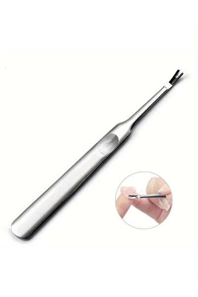 Choice قطعة واحدة من أداة دفع وتقليم الأظافر المصنوعة من الفولاذ المقاوم للصدأ، ومنظف الجلد الميت والأظافر المتدلية، وأداة مانيكير فنية للأظافر