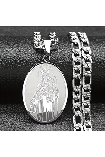 Choice 55cm NK 3B1hua SR Classic Virgin Mary Pendant Necklace for Women Men S...