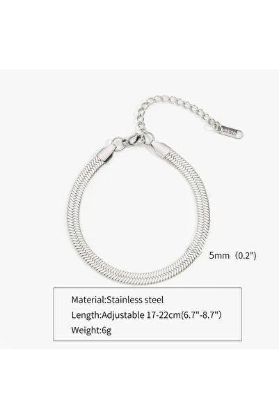 Choice Steel Color 5MM 2/3/4/5MM Stainless Steel Bracelet For Women Men Gold ...