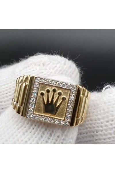 Choice 9 ZF00172-1 أوروبا والولايات المتحدة الأمريكية، تاج زيتي لامع مرصع بالزركون، لون ذهبي