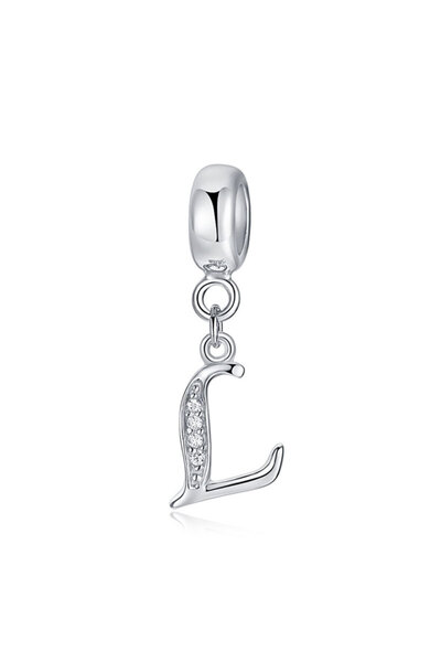 Choice TCE0556B4-L 925 فضة استرلينية عصرية 26 حرفًا من خرز السحر للنساء أساور...