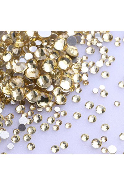 Choice أحجار الراين الصفراء الفاتحة، 1440 قطعة، أحجام مختلفة، أحجار الراين ال...