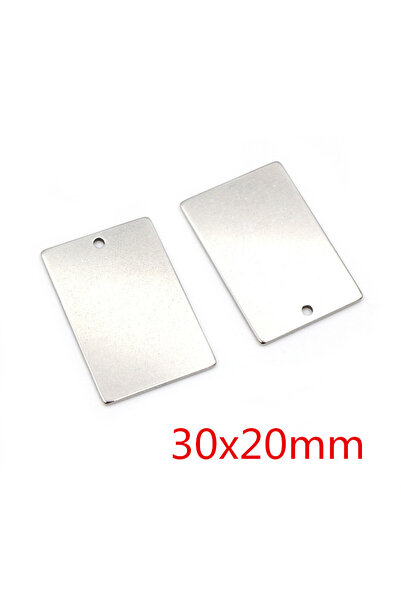 Choice 30x20mm 10 قطعة / الوحدة لا يتلاشى سحر 316 الفولاذ المقاوم للصدأ مستطي...