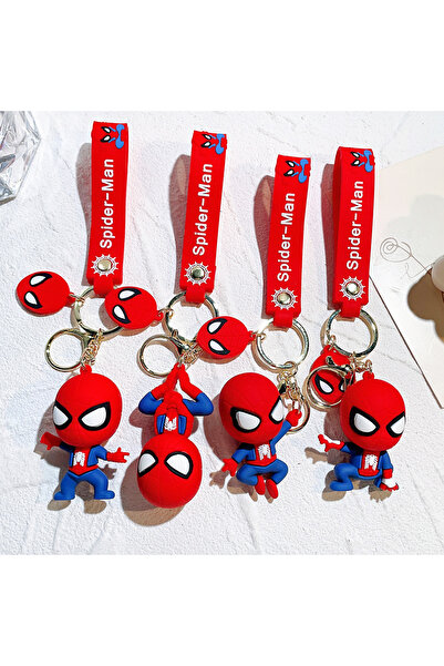 Miniso KC5295 سلسلة مفاتيح ديزني مارفل سبايدرمان من سلسلة أفنجرز الكرتونية، ق...