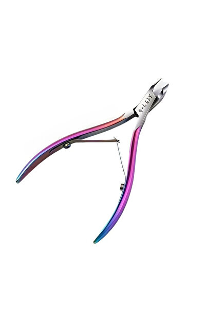 Choice مقص أظافر ملون فاخر بألوان قوس قزح - مقص للعناية بالأظافر من الفولاذ ا...