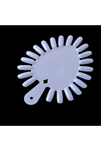 Choice 10 قطع من أظافر صناعية شفافة طبيعية على شكل مروحة، أعواد عرض للتدريب، ...