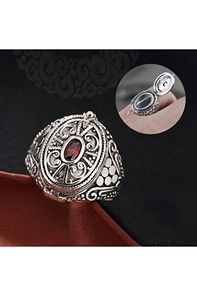 Choice ZC1706-1 خاتم صندوق غاوو قابل للفتح مع حجرة سرية وحلقة فتح قابلة للتعد...