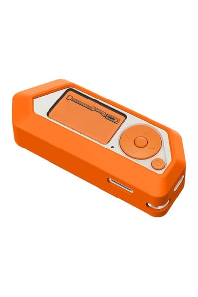 OEM Silicone Case for Flipper Zero with SD and RFID Protection, Shockproof, Soft, Orange