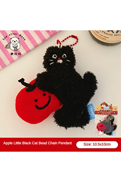 Choice قلادة دمية قطيفة كرتونية من القطيفة مقاس 1/4 قطعة على شكل حقيبة ظهر لط...