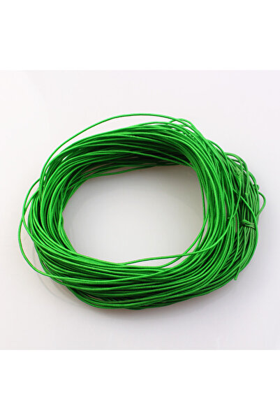 Choice خيط مطاطي مضفر أخضر، 1 مم × 24 متر، خيط خرز، خيط مطاطي، خيط حياكة قماش