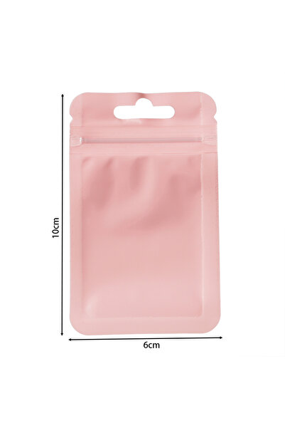 Choice 50 قطعة 6 × 10 سم وردي 20/50 قطعة أكياس قزحية اللون ذاتية الغلق حقيبة ...