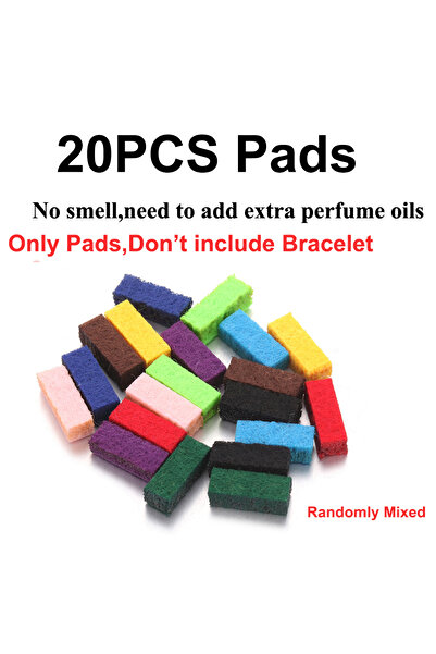 Choice Mian012-20PCS Pads Black Tree Of Life Leather Perfume Therapy Bracelet...