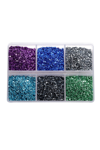 Choice44 Style 20 30g/Box Crushed Glass Stones Resin Filling Irregular Broken...