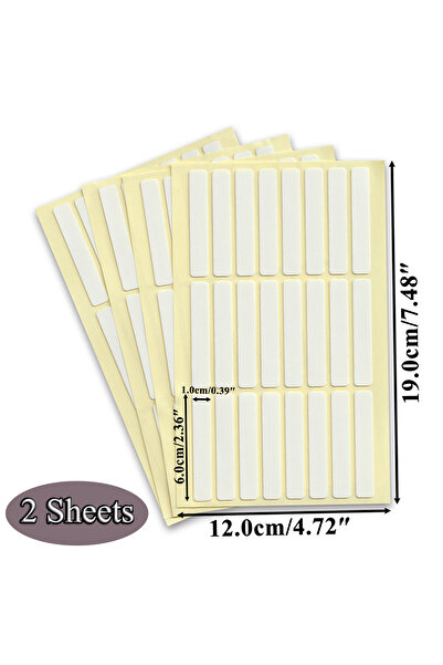 Choice عبوتان من 1 إلى 100 عبوة من شرائط لاصقة للأظافر الكريستالية ذات وجهين، شريط PET شفاف للأظافر الصناعية