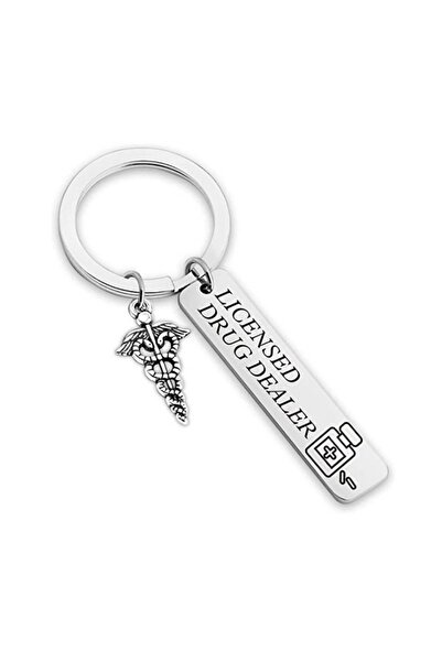 Choice 1 هدية صيدلي جديدة سلسلة مفاتيح مضحكة هدية لطلاب الصيدلة هدية تخرج مدر...