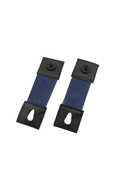 Choice Deep Blue 2Pcs Women Men Shirt Cuff Holders Elastic Armband Shirt Sleeve Holder Cufflinks Adjustable