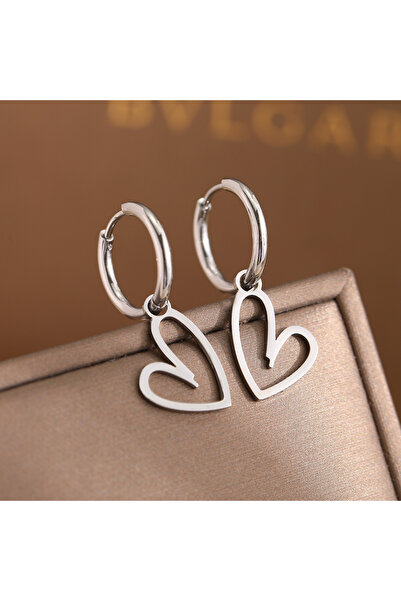 Choice B1236 Stainless Steel Earrings New Classic Geometric Double Circle Pen...