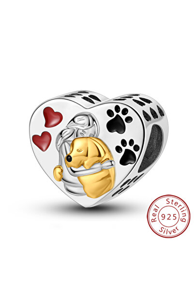 Choice KTC1191 خرز سحر أصلي من الفضة الإسترلينية عيار 925 على شكل فيونكة ذهبي...