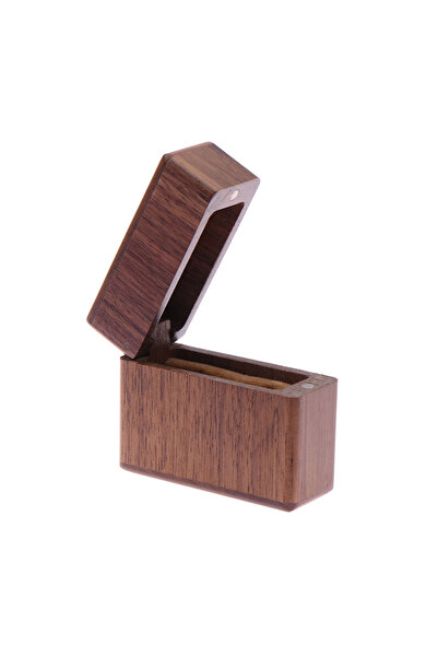 JETTING صندوق خاتم الخطوبة للعرض صندوق خاتم خشبي صغير لحامل خاتم الخطوبة صندوق فريد من نوعه S.