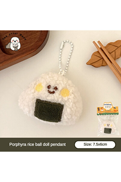 Choice قلادة دمية طعام لطيفة من القطيفة C 1/6/12 قطعة، قلادة لعب طعام سوشي قط...